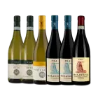 Prà smagekasse m. 6 flasker blandet af de populæreste hvid- og rødvine